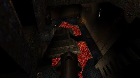 Quake - E1M8: Ziggurat Vertigo (Nightmare difficulty, 100% secrets and kills)