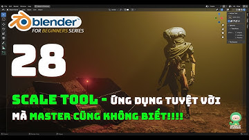 [Tự học Blender 2025] Bài 28: Ứng dụng tuyệt vời của scale tool mà master không muốn bạn biết???