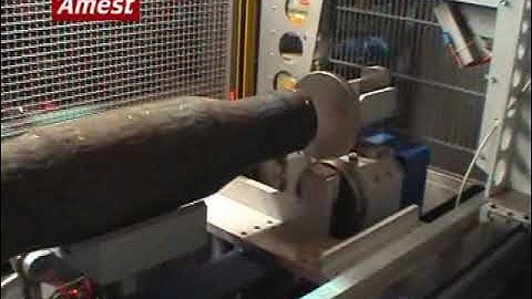 Forged railway axles measurement