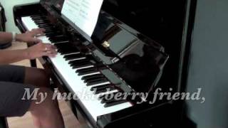MOON RIVER - Judyesther  (piano) with lyrics chords
