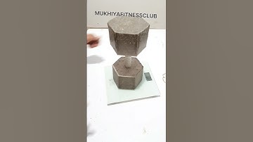 How to make dumbbells at home with cement #fitness #exercise #homemade