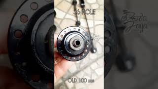 HUB 36H DRAT VBRAKE UNITED QR HITAM#hubunited #hubsepeda #hub36h #hubdrat #hubunited #hubvbrake
