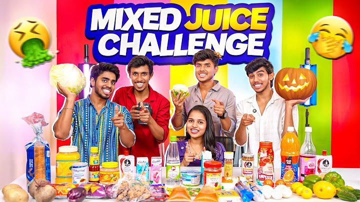 The CRAZY MIXED JUICE CHALLENGE You Won't Believe What Happens 🤢