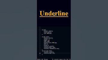 Cool CSS Hover Text Animation | Span Underline Effect #shorts #coding #webdesign  #htmlcss