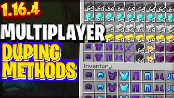 Minecraft 1.16.5 ALL MULTIPLAYER DUPLICATION METHODS **UPDATED** How to Dupe on Minecraft Servers