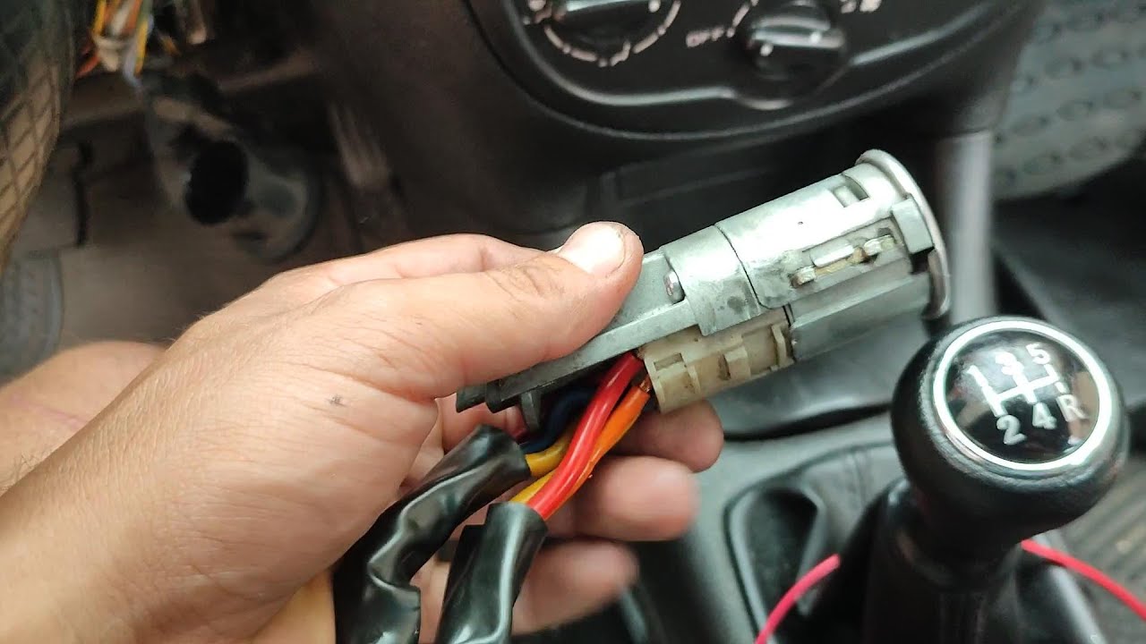 Peugeot 206 demontaż stacyjki