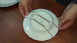 Держатель для тарелок (крепление для тарелок на стену(