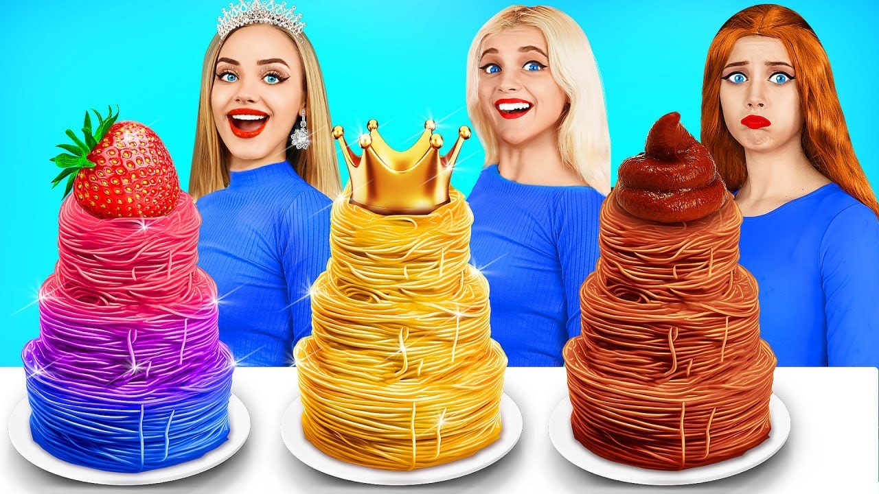 Rich Vs Poor Vs Giga Rich Cooking Challenge Eating Chocolate Food 24 Rich Vs Poor Vs Giga Rich Cooking Challenge Eating Chocolate Food 24