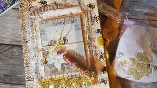 Bee Junk Journal by Amanda from The Altered Cottage