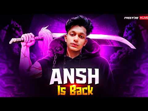 FREE FIRE LIVE STREAM  WITH ANSH BAKCHODI FULL GAMEPLAY ☠️