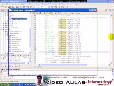 aula 1553 java   Posicionando Componentes na classe