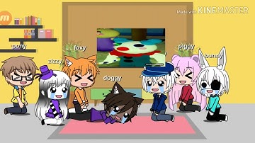 Reacting to piggy funny moments part 1