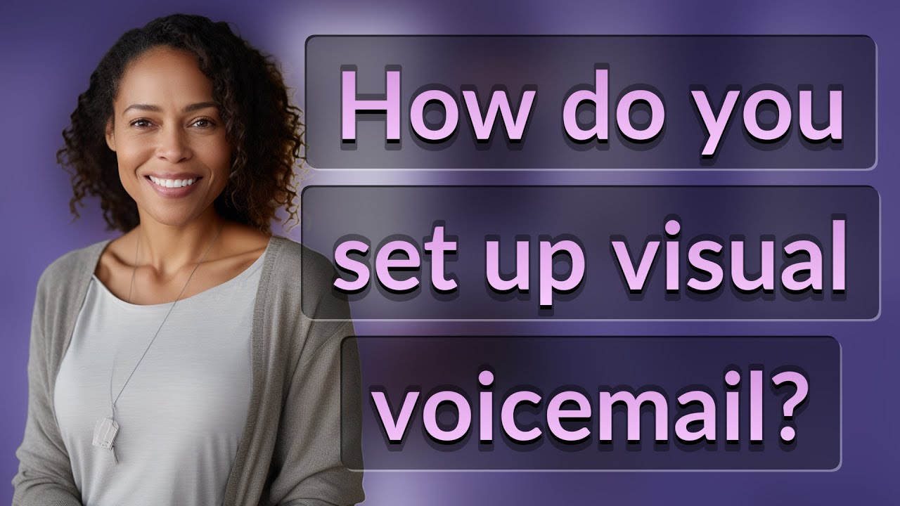 How do you set up visual voicemail? YouTube