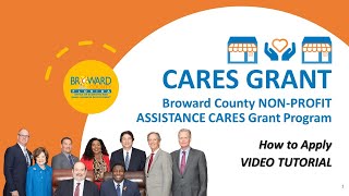 Broward County CARES Grant Tutorial: How to Apply (Non-Profit)