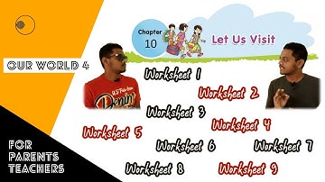 Let us Visit | Worksheets | 10th Chapter | EVS | AP Syllabus