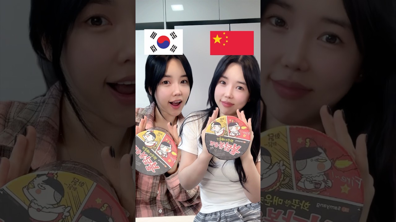 Buldak Ramen KOREA🇰🇷VS CHINA🇨🇳