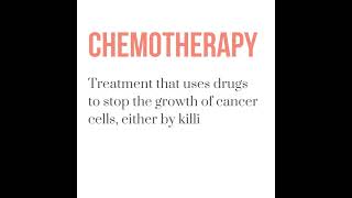 Chemotherapy - Glossary - #Shorts #youtubeshorts
