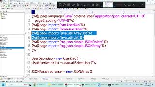 JSP JSON array