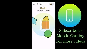 Brain Out Level 61 - Find out the hexagon