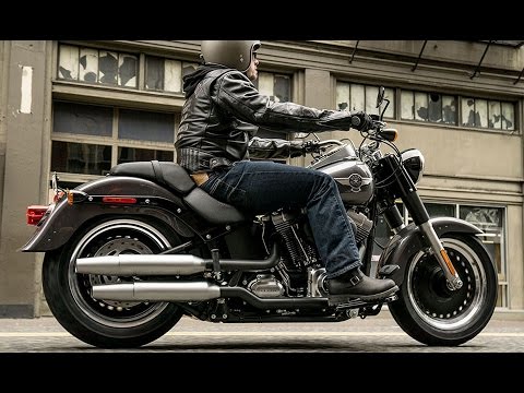  Harley  Davidson  Fat boy  exhaust sound  and acceleration 