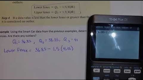 Statistics Section 3.4 Video 2 of 2