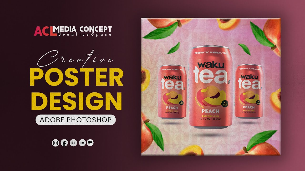 Creative Product Poster Design Ideas Using Photoshop 
