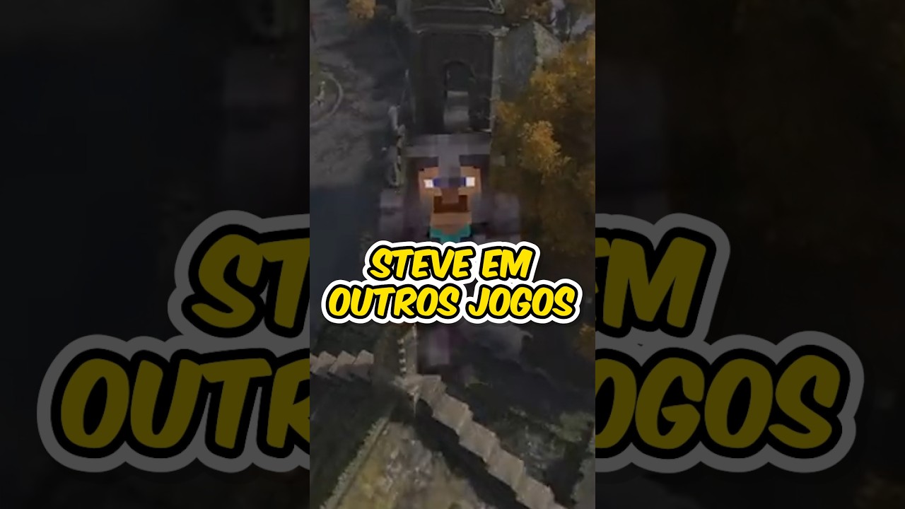 COMO O STEVE DO MINECRAFT INVADIU OUTROS JOGOS ?