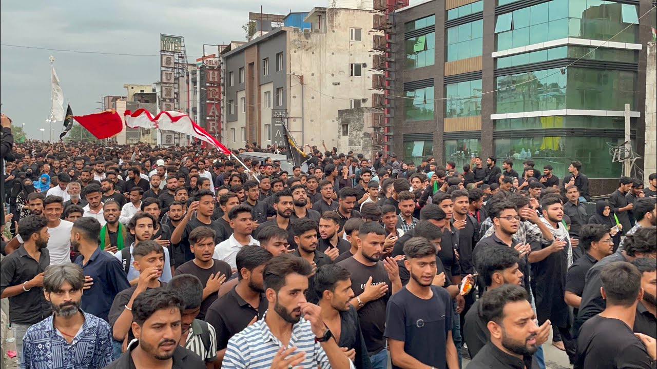 Kala Taziya 2024 jama masjid To Shah e mardan Delhi  | Juloos 2024 Delhi