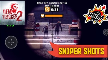 SNIPER SHOTS | DEAD TRIGGER 2 🧟‍♂️
