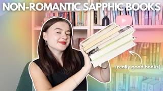 sapphic book recommendations that are NOT romance