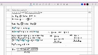 Grade 12 Technical Mathematics: Term 1 Practice Test & Solutions