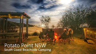 BEACHFRONT CAMPING Potato Point South Coast NSW Oct 2023