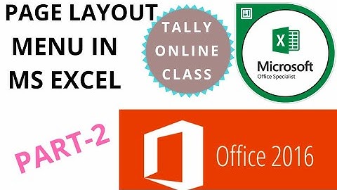 || Page Layout Menu in MS-Excel 2016(Part-2) || Print Title/S.no-10