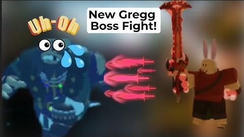 New Gregg Boss Fight #dungeonquest #roblox