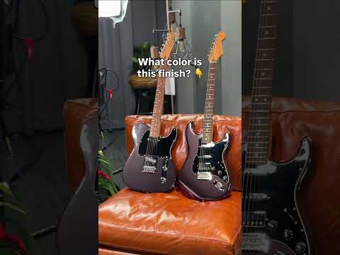 The new @fender Player II Series Chameleon finish shifts colors right before your eyes