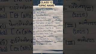 CLASS 12 CHEMISTRY LESSON 5 IUPAC NAME