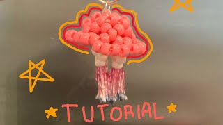 Kandi Jellyfish Keychain! (Beginner Tutorial)