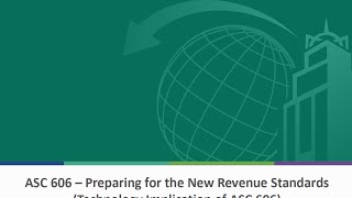SOFTRAX Webinar: ASC 606 - Prepare for the New Revenue Recognition Standards