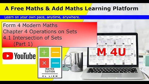 KSSM Form 4 Modern Maths 4.1 Intersection of Sets, Part 1