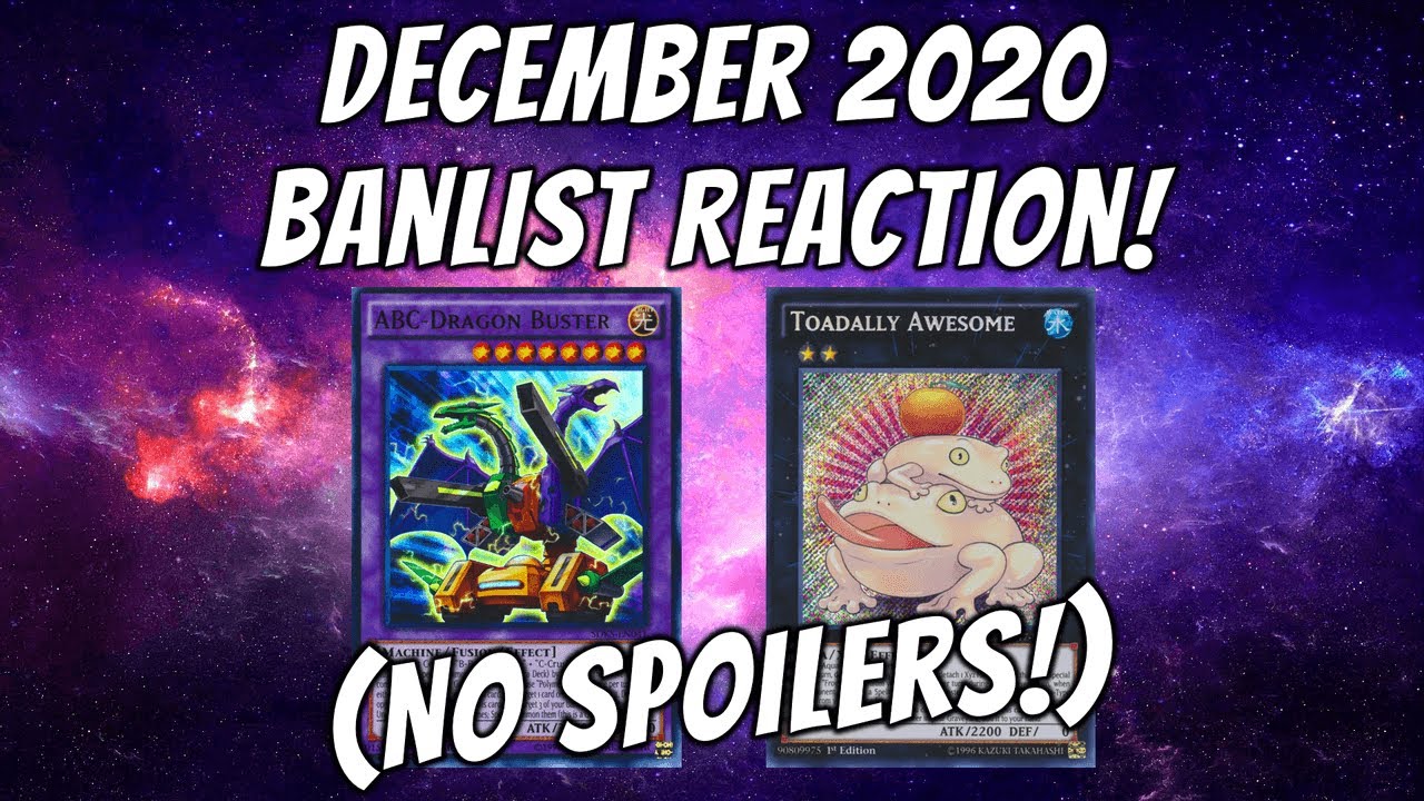 Yu-Gi-Oh! December 2020 Banlist Reaction!
