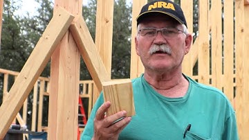 Plumb the top plate of your wall.