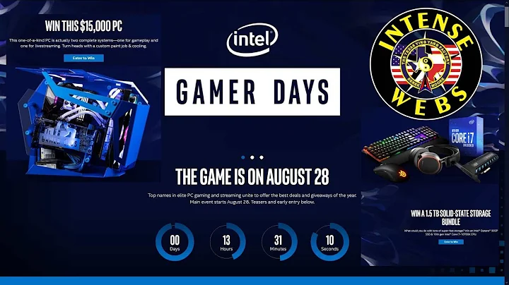 Intel Gamer Days 2020：79大赠奖活动