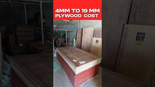 4mm To 19mm Plywood Cost shorts viral