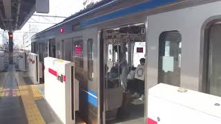 【元町・中華街～小手指間優等運転、東京メトロ副都心線内急行運転・西武池袋線内快速急行運転】東急東横線Fライナー特急小手指行き西武6000系6116編成10両　菊名駅発車