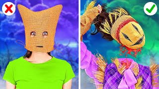 EXTREME HALLOWEEN TRANSFORMATIONS || From Nerd to HUGGY WUGGY! Best Costumes & Makeup by 123 GO!