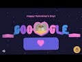 How to play google doodle Valentine day
