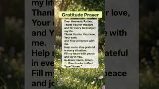 Gratitude Prayer 🙏🤍 | Thank You God for Everything #shorts #gratitudeprayer #jesus#love #amen