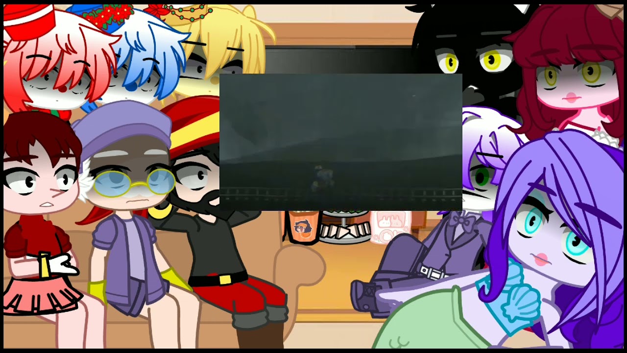 Los personajes del show de cuphead reaccionan a choo charles vs cuphead (resubido)