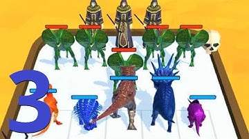 🦖 Merge Master - Dinosaur Fusion 🦕 GAMEPLAY Part 3 MASSIVE Upgrades Levels 27-55 (Android, iOS)