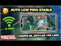 Updated Config Auto Low Ping Stable Fix Lags In MLBB | Supported Android All Devices - Patch Naruto